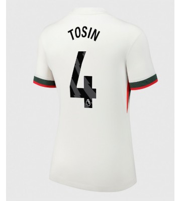 Lacne Ženy Futbalové dres Chelsea Tosin Adarabioyo #4 2025-26 Krátky Rukáv - Preč Lacne Ženy Futbalové dres Chelsea Tosin Adarabioyo #4 2025-26 Krátky Rukáv - Preč